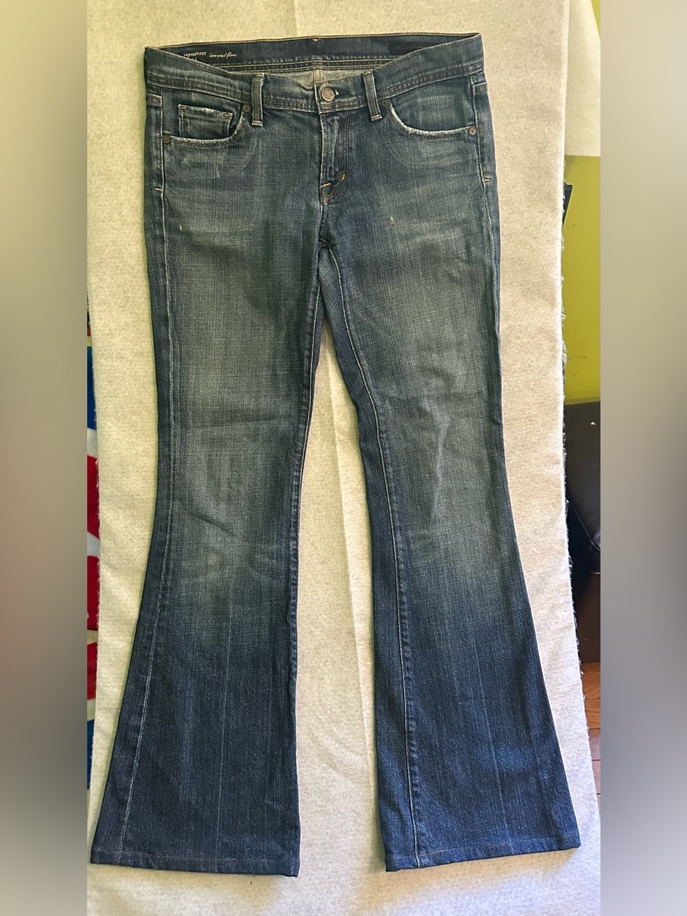 Citizens of Humanity Ingrid 002 Low Rise Flare Jeans Size 29 Y2K Vintage